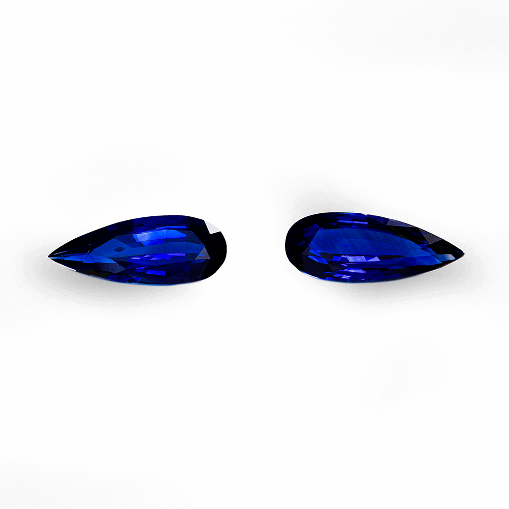 Natural Blue Sapphire Pair 3.24 CTS
